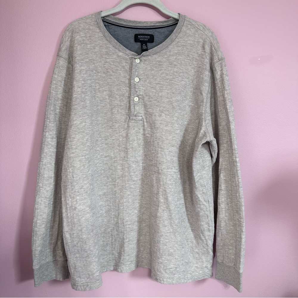 Nordstrom Men’s Shop Cotton Sweater Shirt Size XLarge